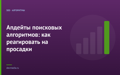 Апдейты поисковых алгоритмов: как реагировать на просадки