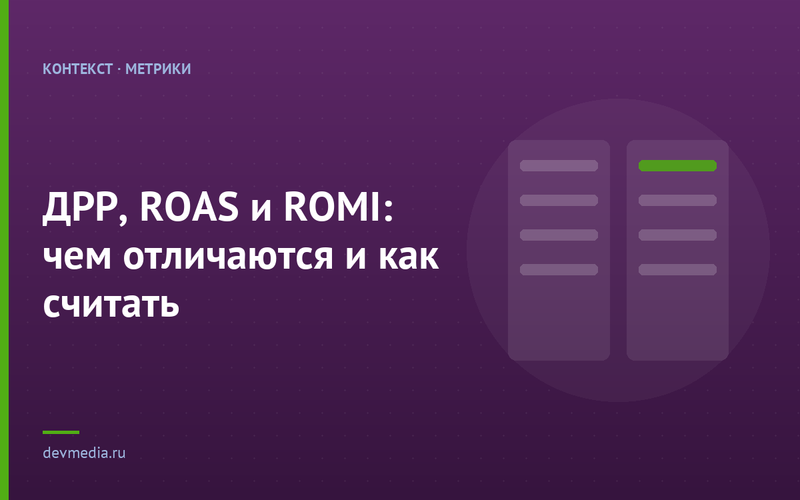 ДРР, ROAS и ROMI: чем отличаются и как считать