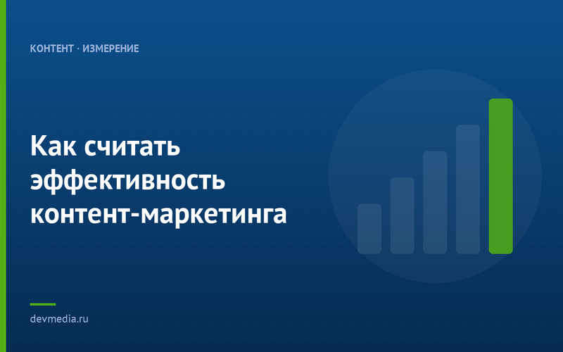 Как считать эффективность контент-маркетинга
