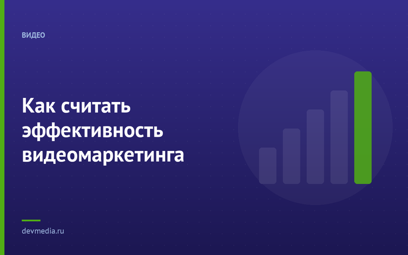 Как считать эффективность видеомаркетинга