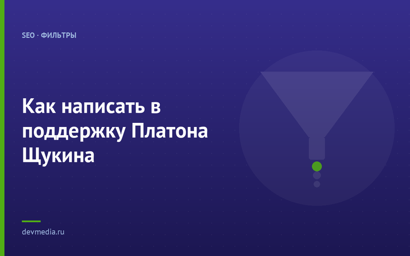 Как написать в поддержку Платона Щукина