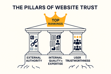 Трастовый авторитет сайта: почему одни доминируют в выдаче, а другие остаются незамеченными
