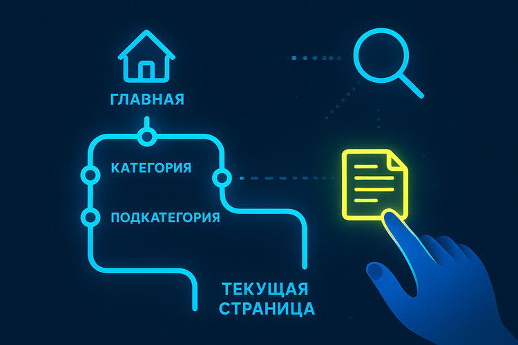Навигационная цепочка (Breadcrumbs): что это и как её правильно использовать